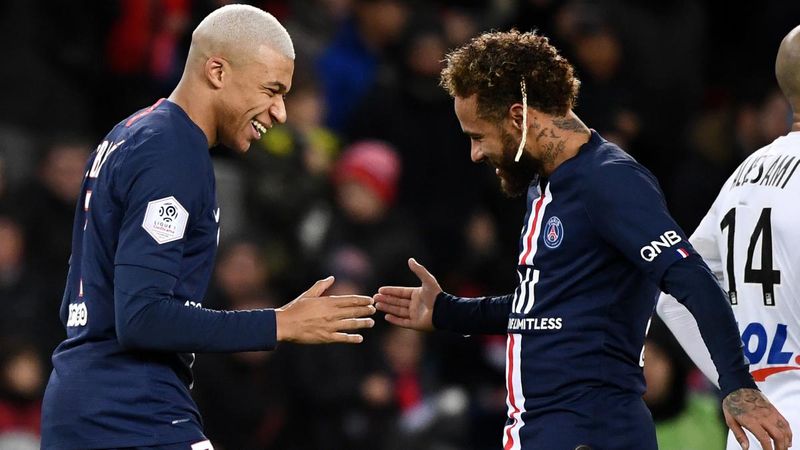 Mbappe dan Neymar (en as com)