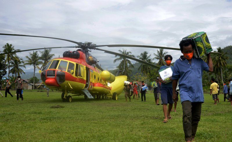 korban gempa