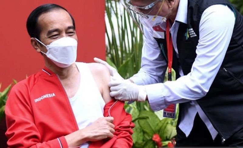 presiden divaksin