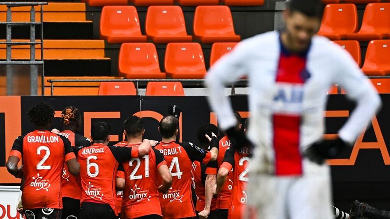 lorient vs psg (espn)
