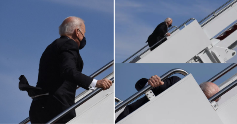biden terjatuh