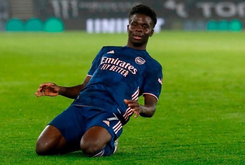 Bukayo Saka (sportslens)