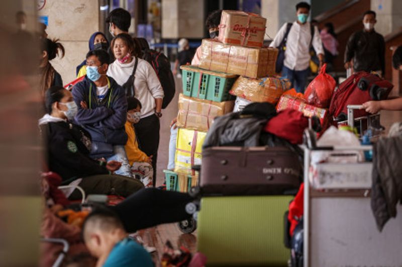 MUDIK AWAL DI BANDARA SOEKARNO HATTA