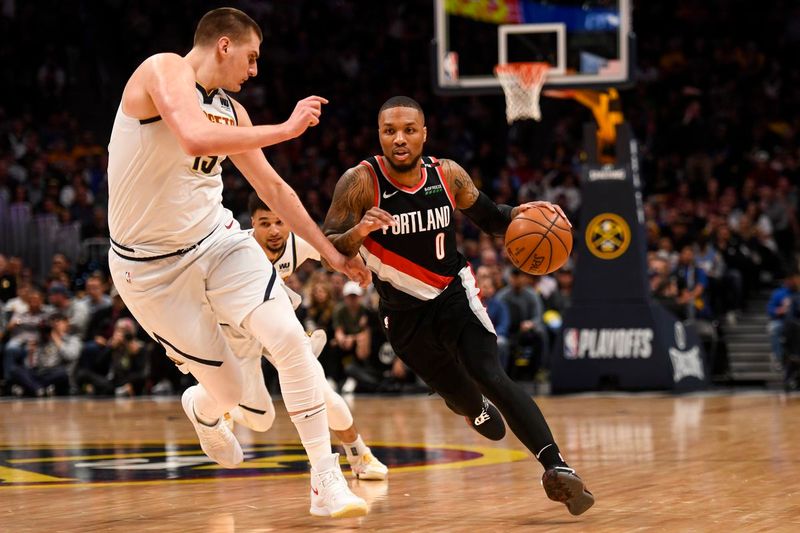 blazers vs nuggets (blazeredge com)