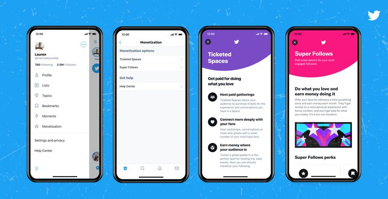 Twitter Membuka Pendaftaran Untuk Menguji Fitur Ticketed Spaces dan Super Follow