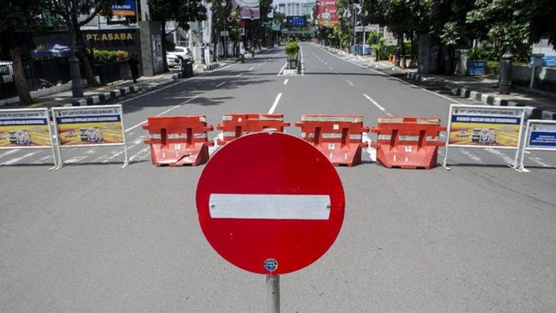 penutupan jalan di bandung