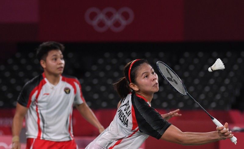 antarafoto-ganda-putri-indonesia-melawan-jepang-270721-sgd-6