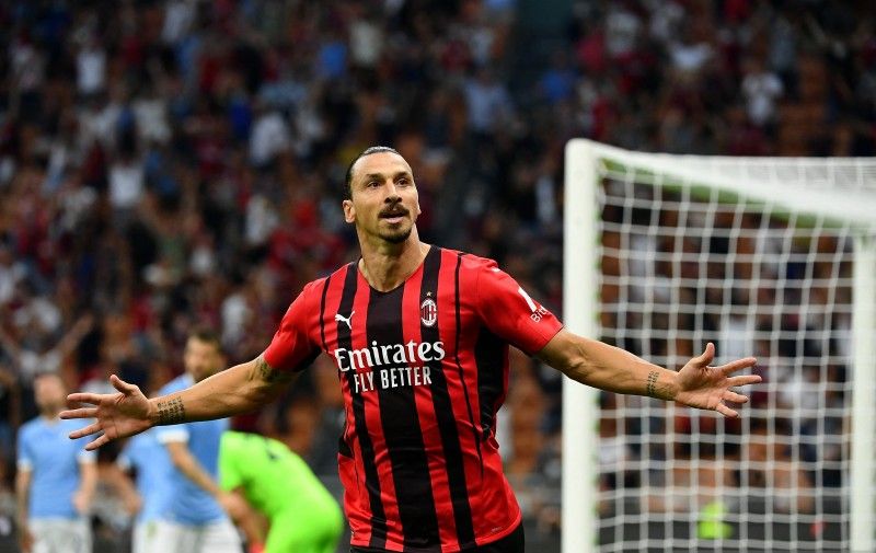 ibrahimovic - milan vs lazio