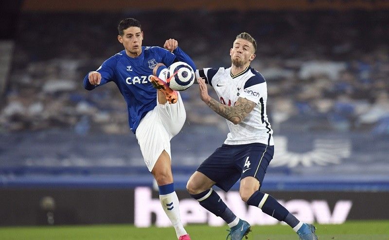 James Rodriguez-everton-tottenham