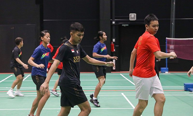 Tim Indonesia latihan