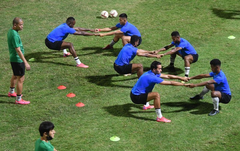 timnas berlatih