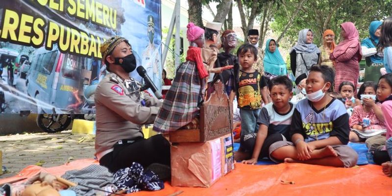 anak-anak korban erupsi semeru