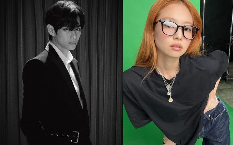 Tidak Ada Tanggapan Dari Agensi, Apakah Jennie BLACKPINK dan V BTS Jalan Bareng