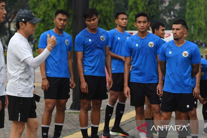 antarafoto-latihan-perdana-timnas-260522-hma-1