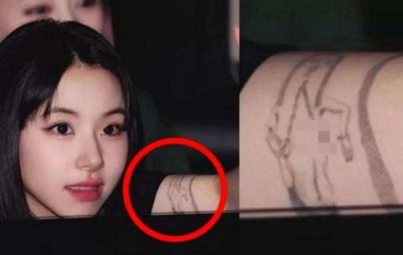 Tattoo Chaeyoung TWICE Jadi Perhatian Karena Gambar Ini