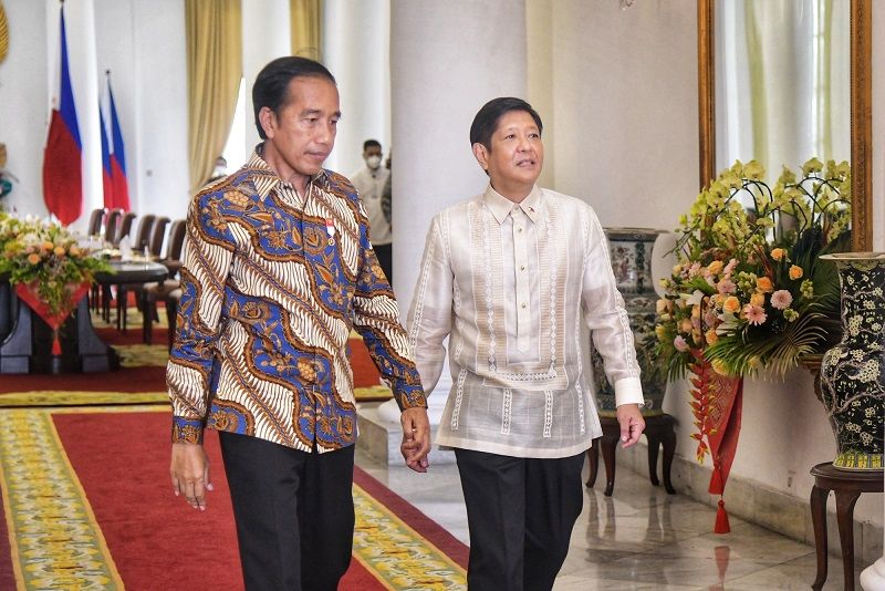 Jokowi dan Ferdinand Romualduz Marcos