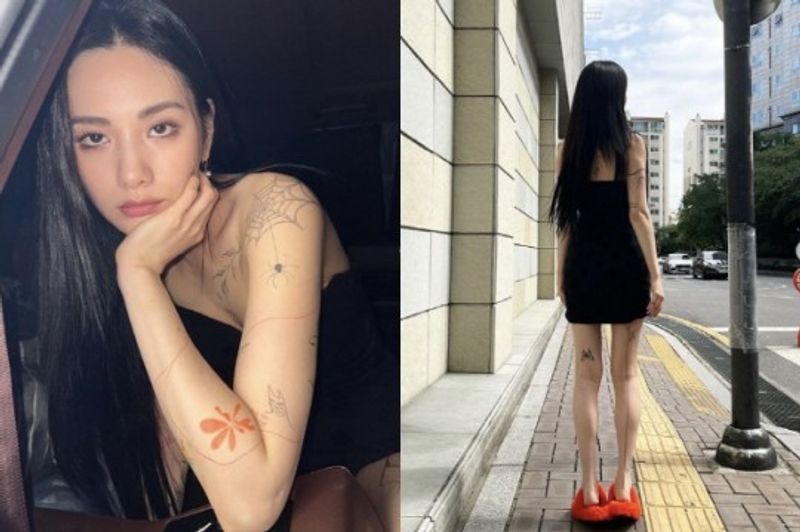 Nana After School Kejutkan Penggemar Dengan Tato di Seluruh Tubuh