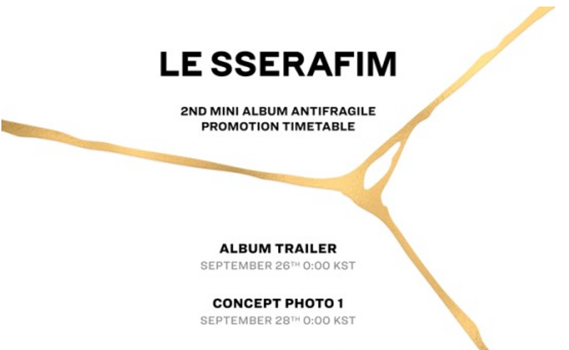 LE SSERAFIM Rilis Jadwal Promosi Untuk Album Terbaru, 'ANTIFRAGILE'