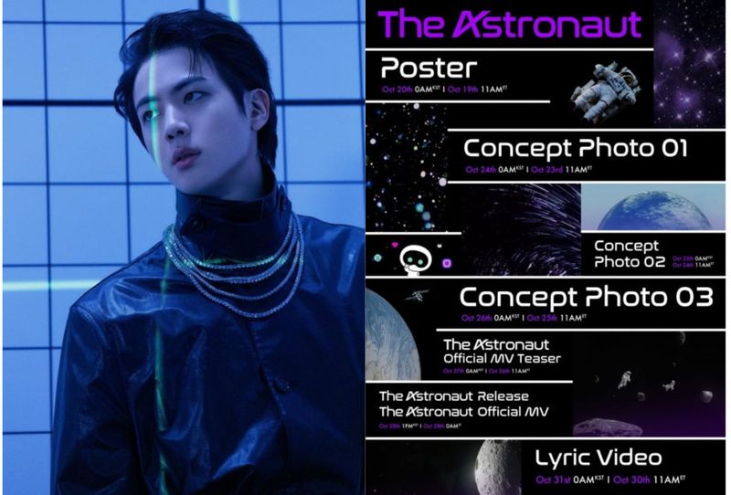 Jin BTS Hadiahkan Lagu Solo 'The Astronaut' Sebelum Berangkat Wamil