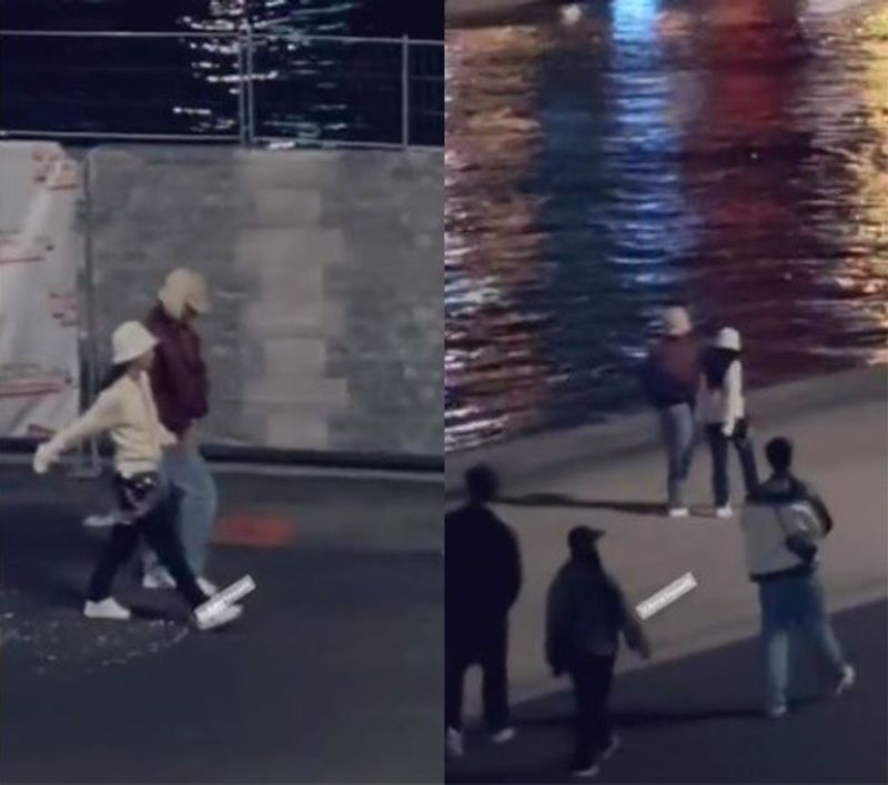 V BTS dan Jennie BLACKPINK Terlihat Bergandengan Tangan di Paris