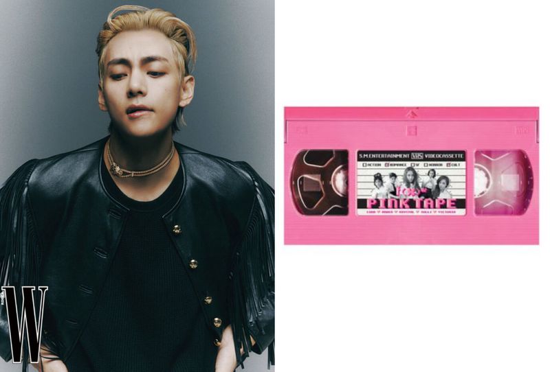 V BTS Pilih Album F(x) Pink Tape Jadi Inspirasi Untuk Album 'Layover'
