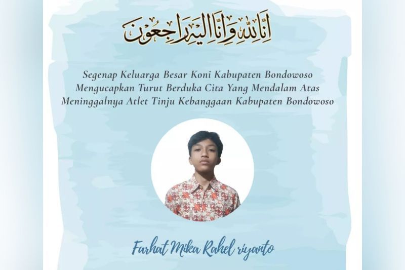 atlet tinju bondowoso meninggal