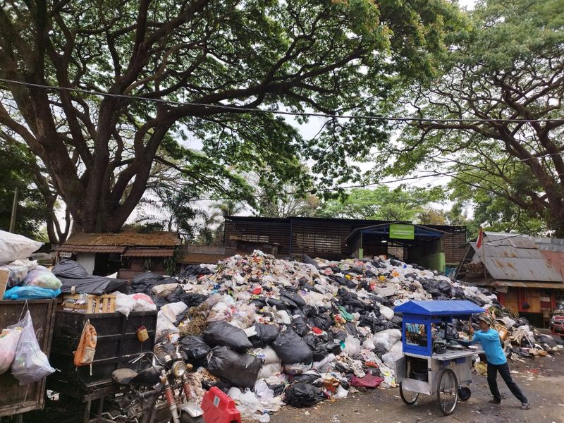 Tumpukan Sampah di Kota Bandung