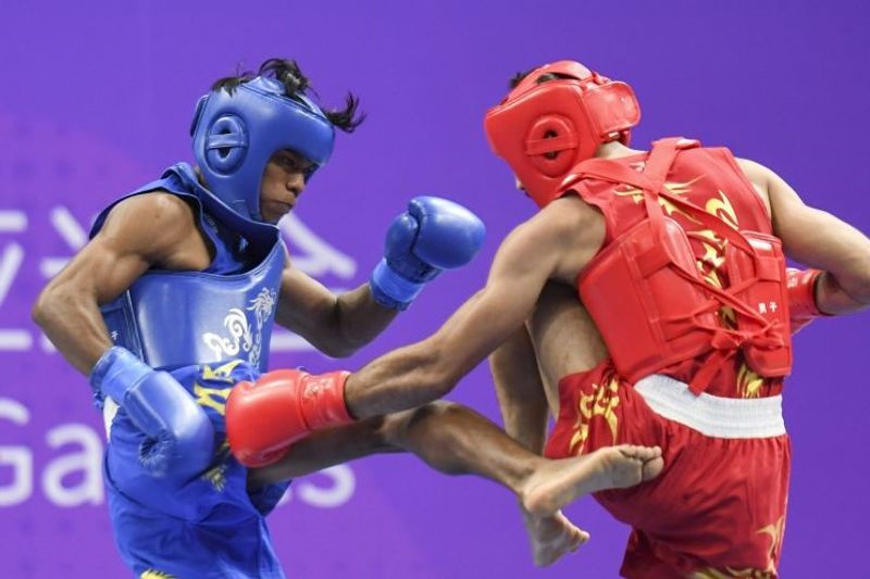 antarafoto-samuel-marbun-raih-perak-wushu ASIAN GAmes 280923-hma-01