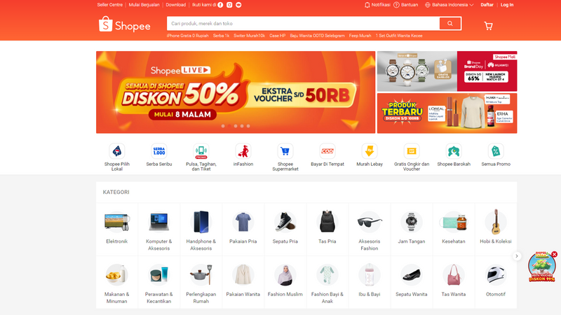 Website Shopee