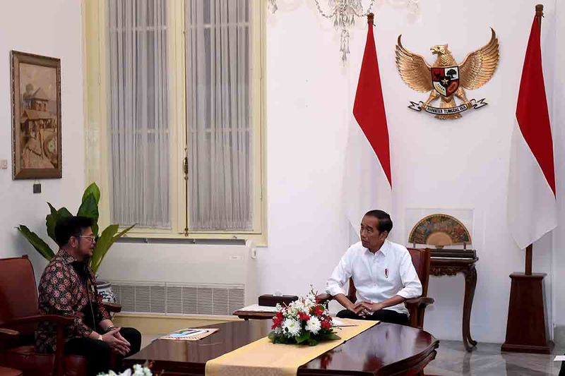 presiden-jokowi-menerima SYL atau syahrul-yasin-limpo-3