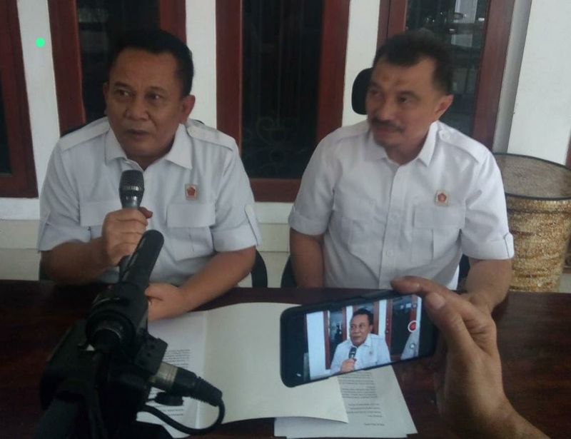 Ketua dan Sekretaris Gerindra Jabar