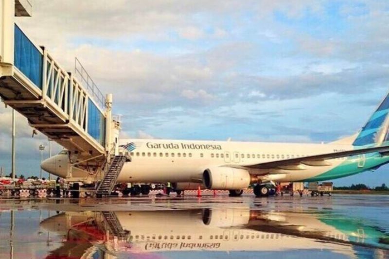 Pesawat milik Garuda Indonesia