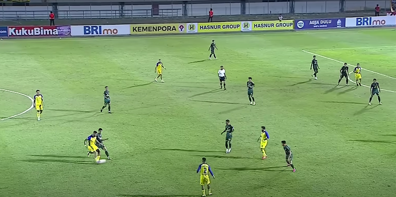 PS Barito Putera VS Persikabo 1973 tangkap layar_akbar