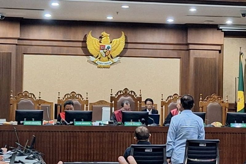 Johnny G Plate di Sidang Tipikor