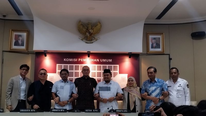 KPU akan Tetapkan Nomor Urut Capres-Cawapres