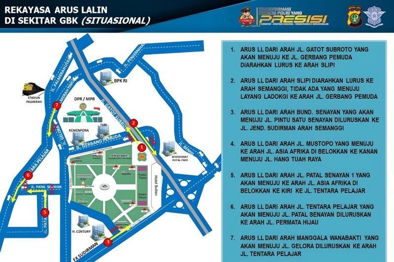 Rekayasa lalin konser Coldplay