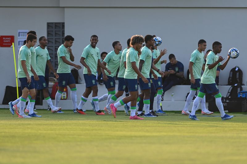antarafoto-latihan-timnas-brazil-u-17-jelang-babak-16-besar-lawan-ekuador piala dunia U-17191123