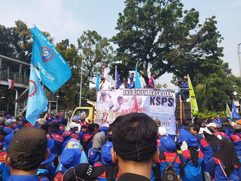 Demo Buruh KSPI