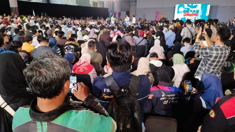 Pengemudi Ojol di Kampanye