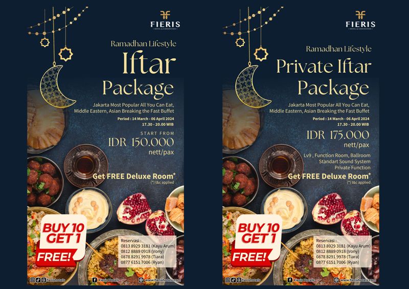 Promo Iftar Package Fieris Hotel