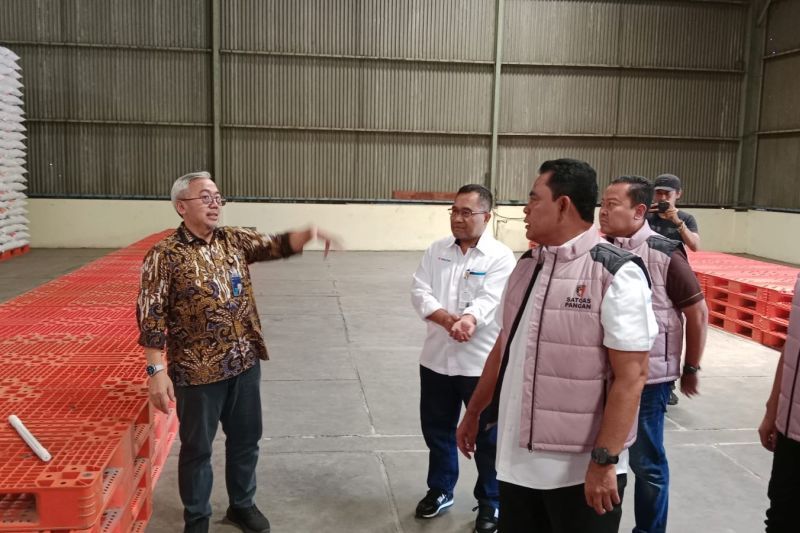 Satgas Pangan Polri sidak stok beras