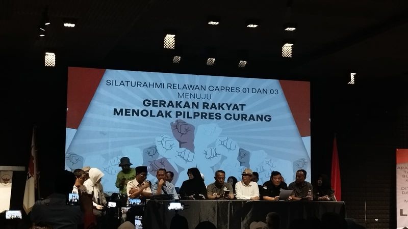 Relawan Capres-Cawapres 1 dan 3 soal Kecurangan Pilpres