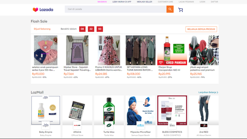 Situs Lazada