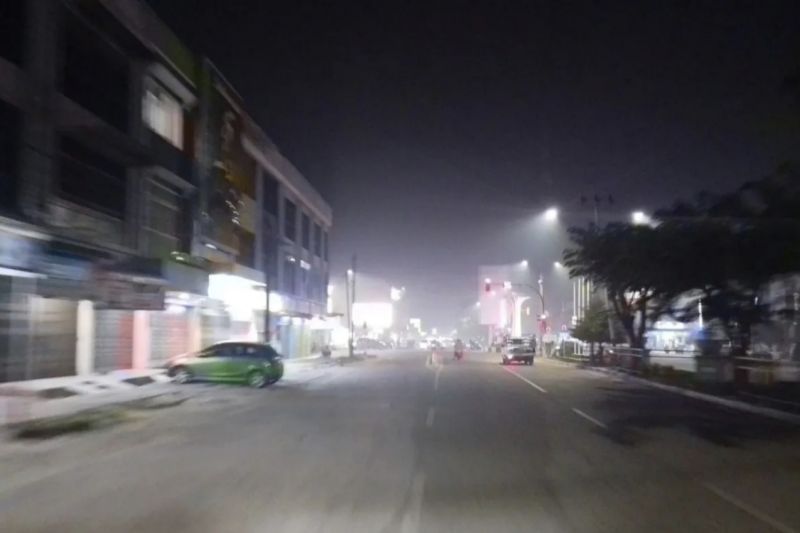 kabut asap di Kota Dumai