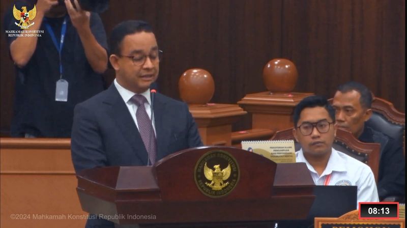 Anies di Sidang PHPU Pilpres 2024
