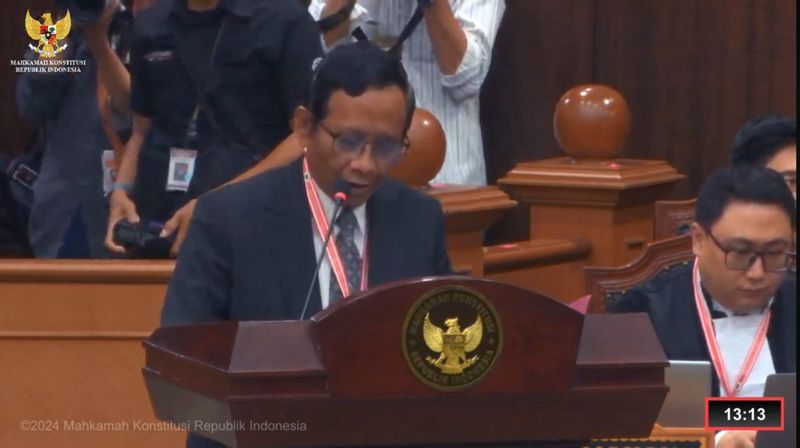 Mahfud MD dd Sidang PHPU Pilpres 2024