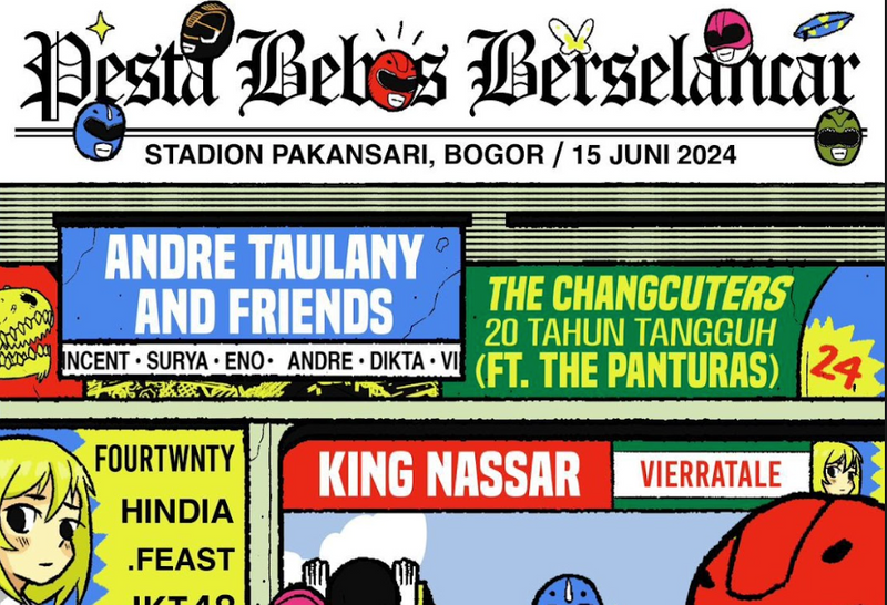 Pesta Bebas Berselancar 2024 Semakin Seru Dengan Deretan Bintang Ternama