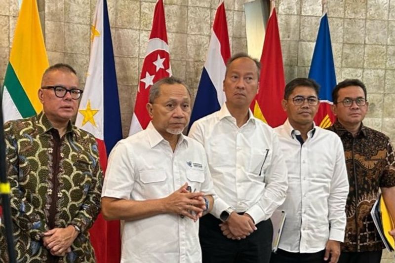 Mendag Zulkifli Hasan dan Menperin Agus Gumiwang Kartasasmita