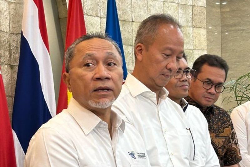 Mendag Zulkifli Hasan dan Menperin Agus Gumiwang Kartasasmita