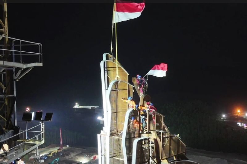 Selubung Garuda Istana Presiden Ibu Kota Nusantara (IKN)